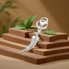 Gold sand leather multi-functional keychain pendant key chain 121613031 Application Scenario